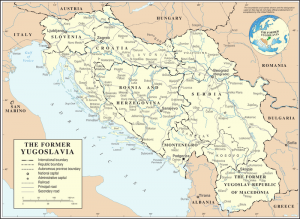 Former Yugoslavia Map