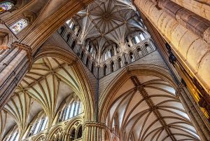 York Cathedral ceiling. Lots of lovely arches.